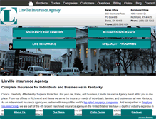 Tablet Screenshot of linvilleinsurance.com